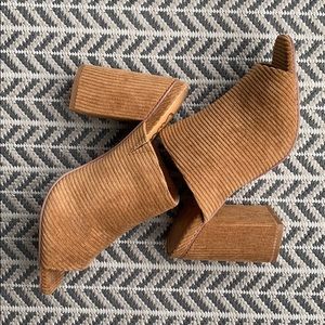LULUS Corduroy High Heels
